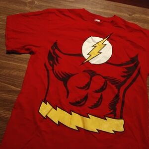 THE FLASH T-SHIRT - XL // DC Comics Costume Tee Shirt